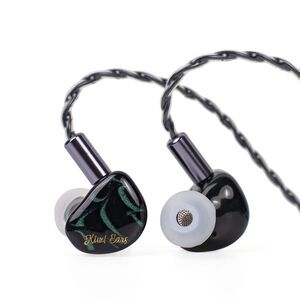 Linsoul Kiwi Ears Green Cadenza 10mm Beryllium Dynamic Driver IEM 3D Printed
